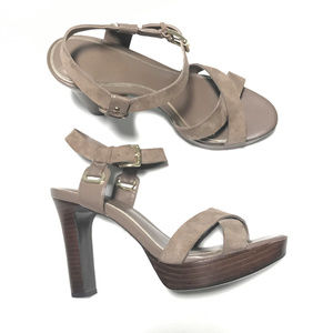 Lauren Ralph Lauren Sabira Heeled Leather Shoes